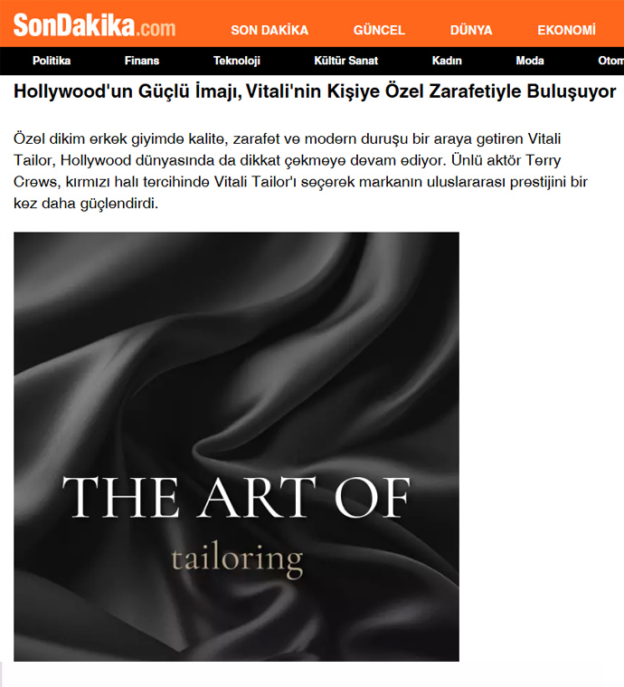 Ünlü İsim Tarzını Vitali Tailordan